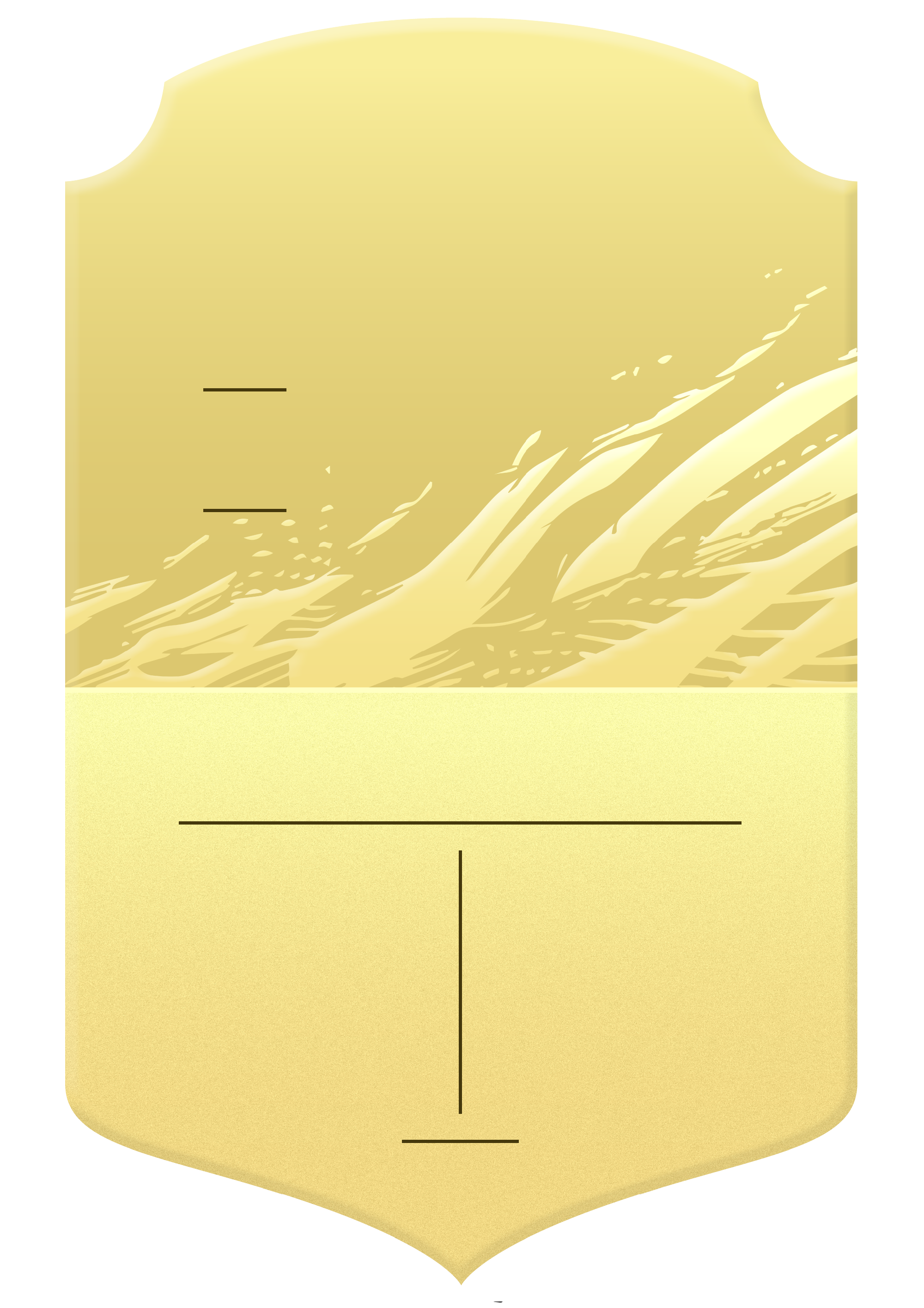Gold 21 card design