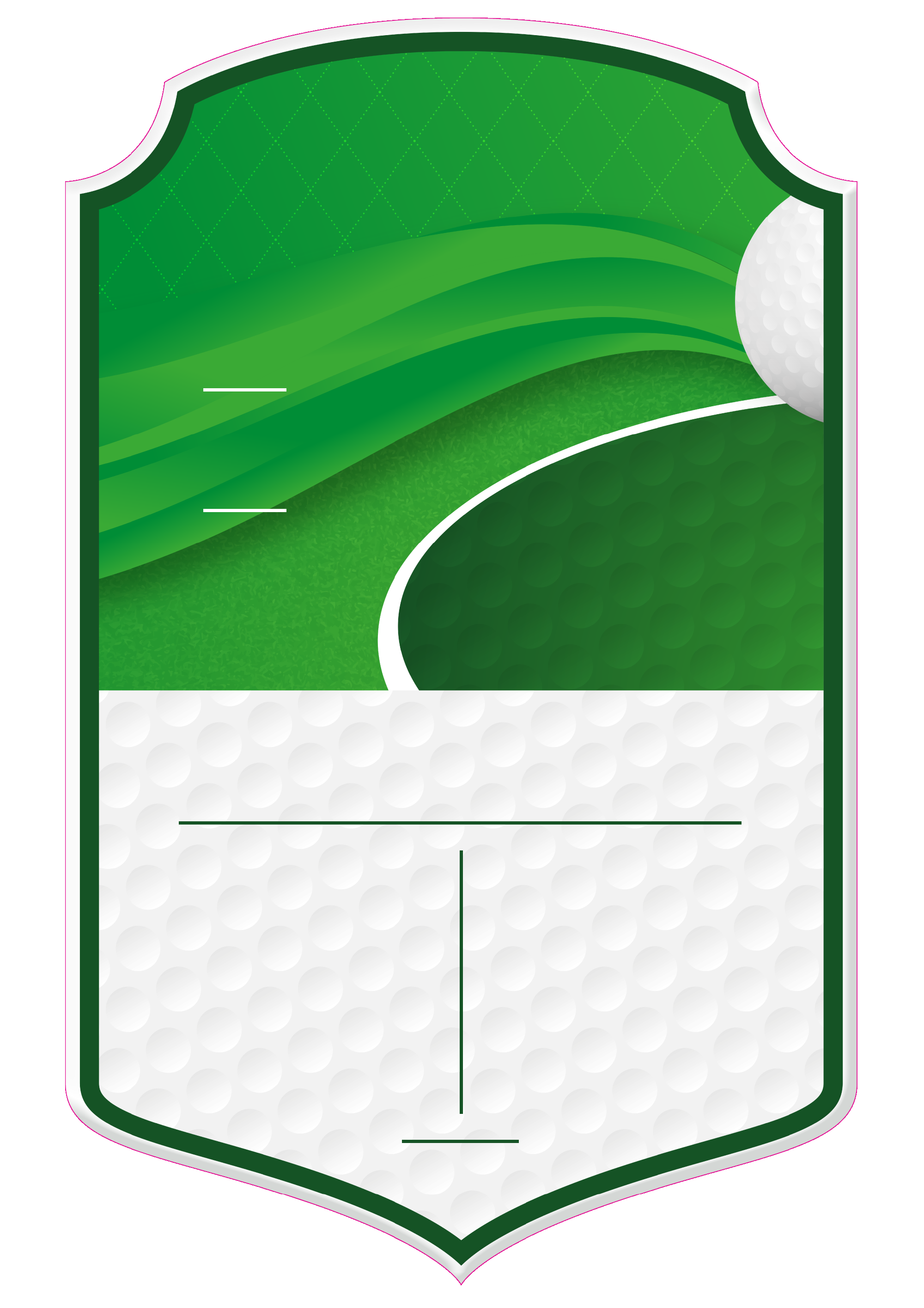 Golf card design