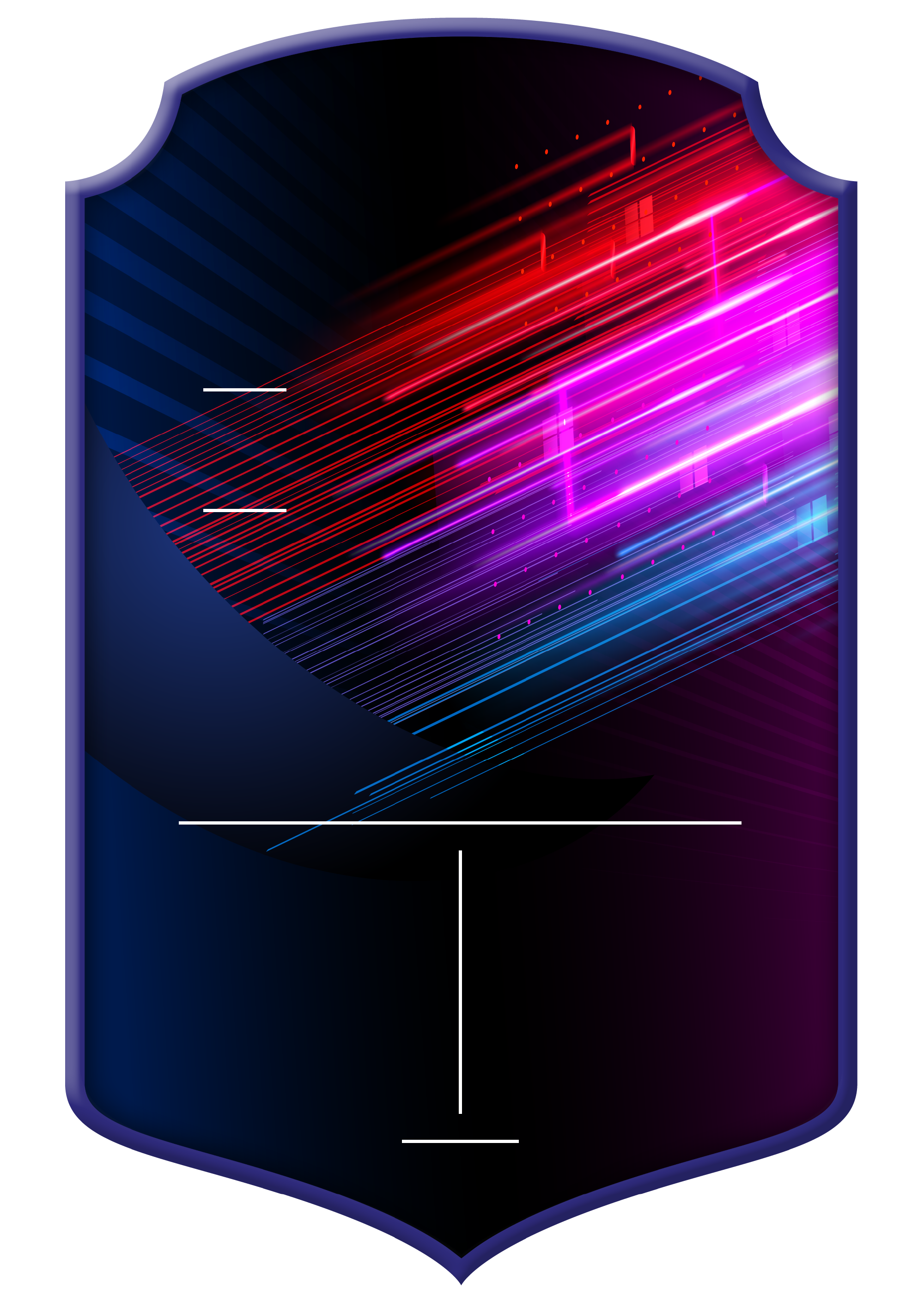Neon card design
