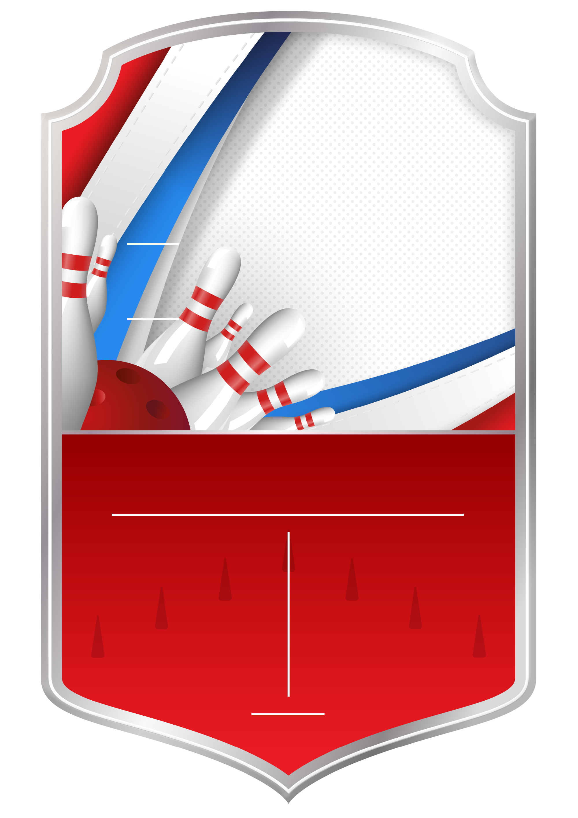 Tenpin Bowling card design